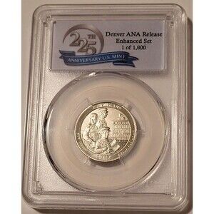 2017 S Ellis Island NP Quarter Enhanced SP70 PCGS FDI Denver ANA